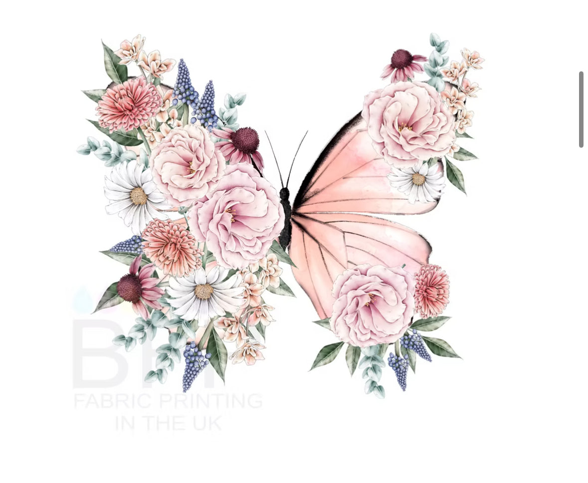 Floral Butterfly Top