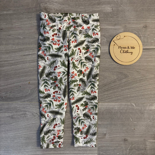 Jolly Holly Christmas Leggings