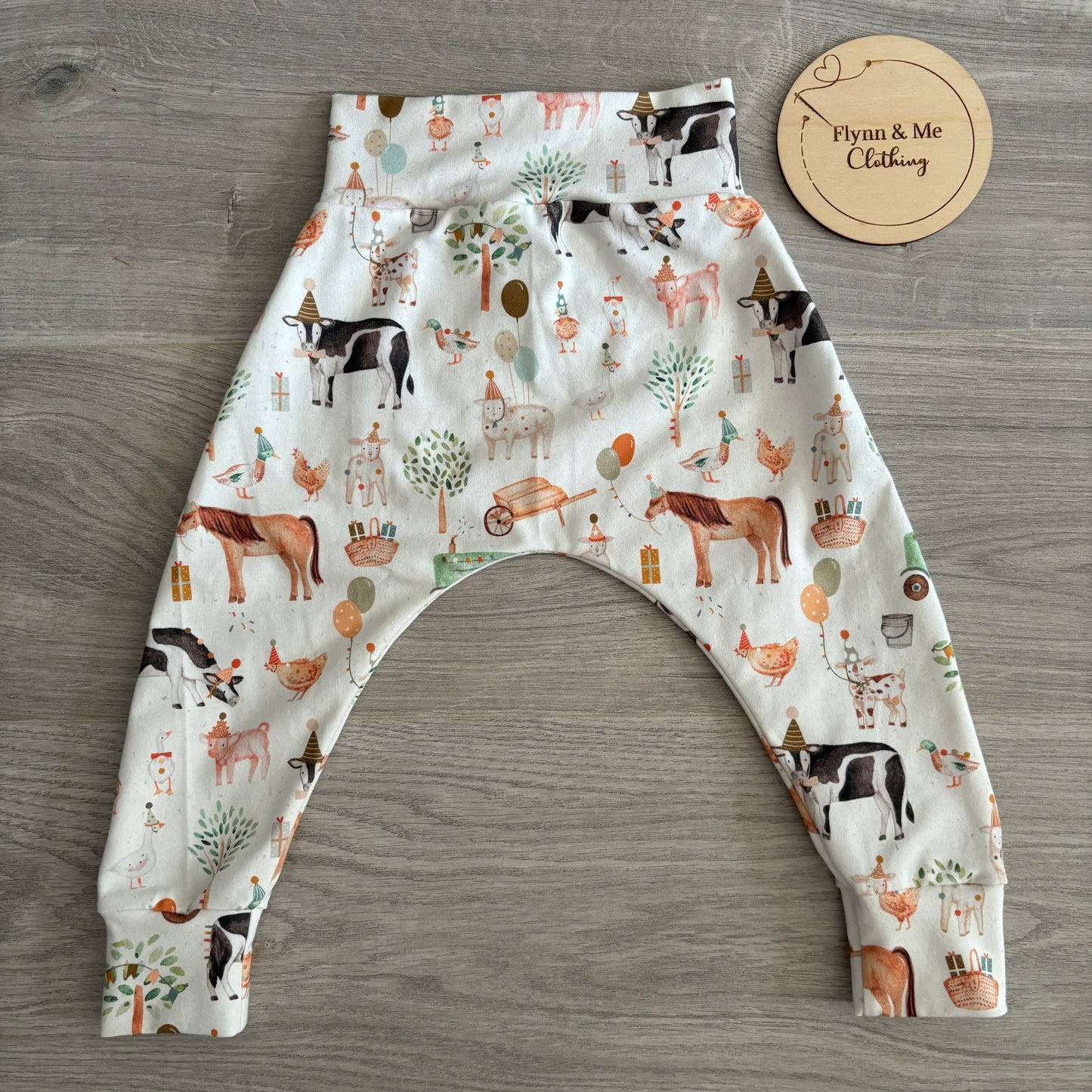 Farmyard birthday leggings
