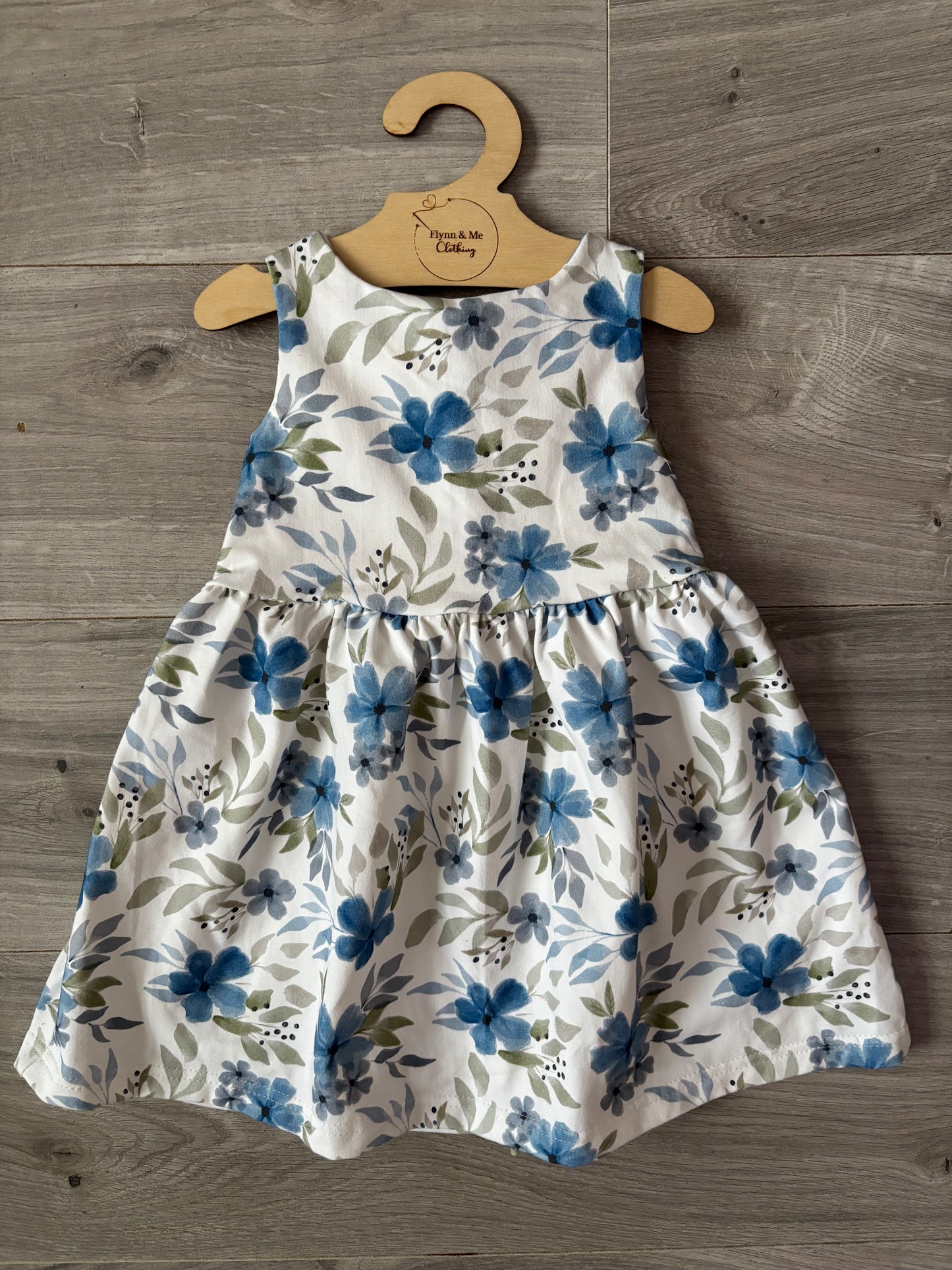 Meadow Mist Bow Tie Dress - ready to post