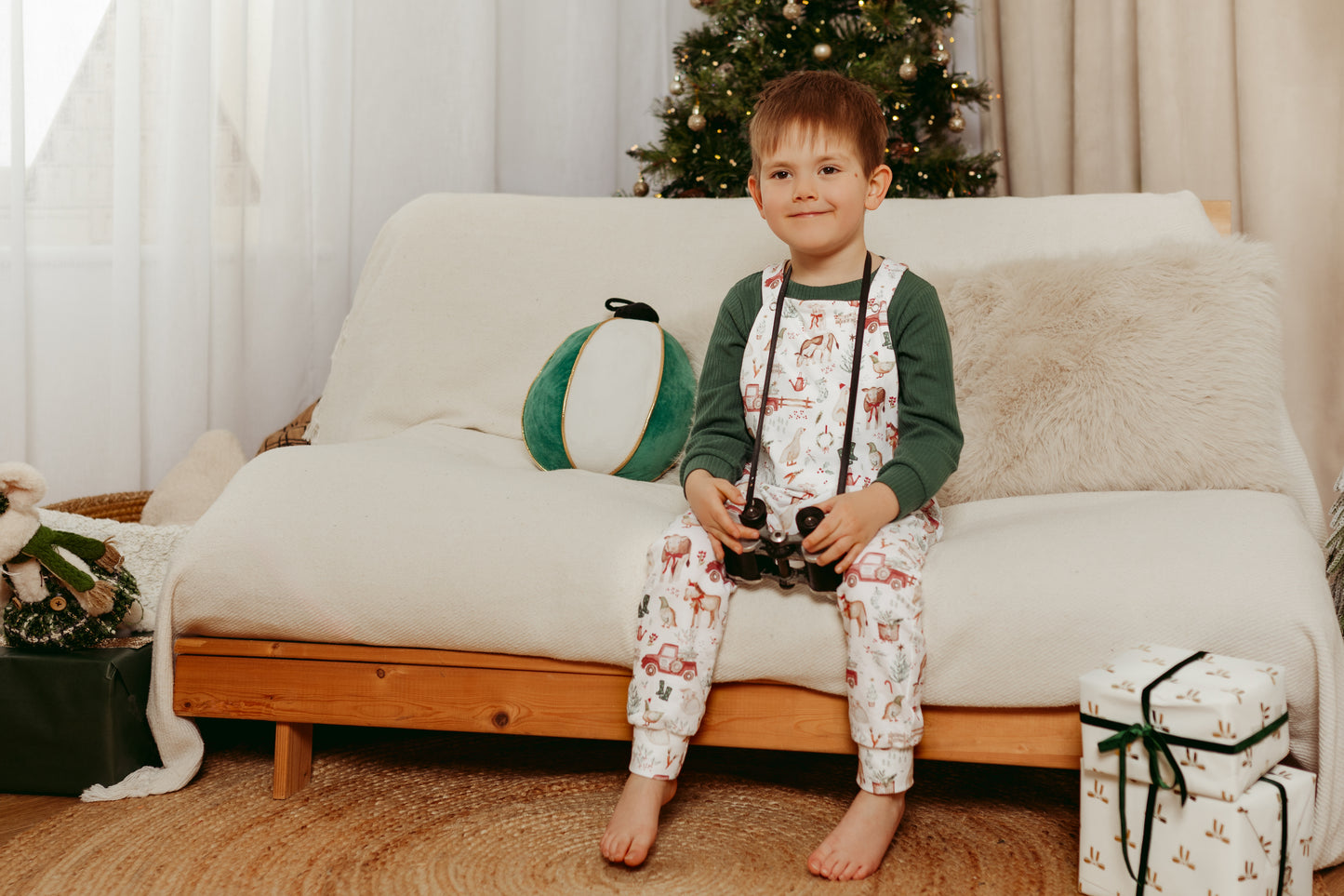 Dark Green Organic Top