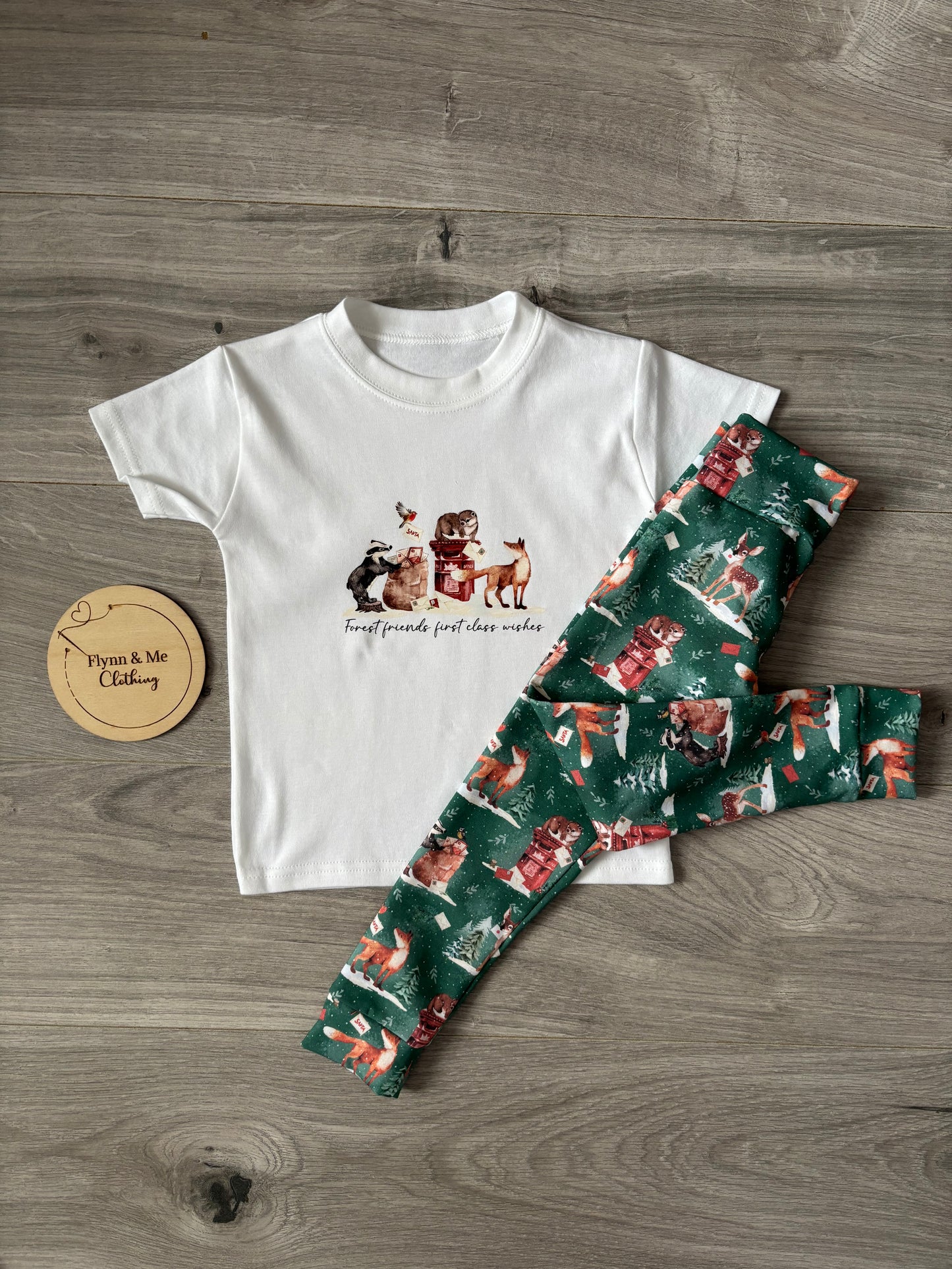 Woodland Post: Letters To Santa Leggings