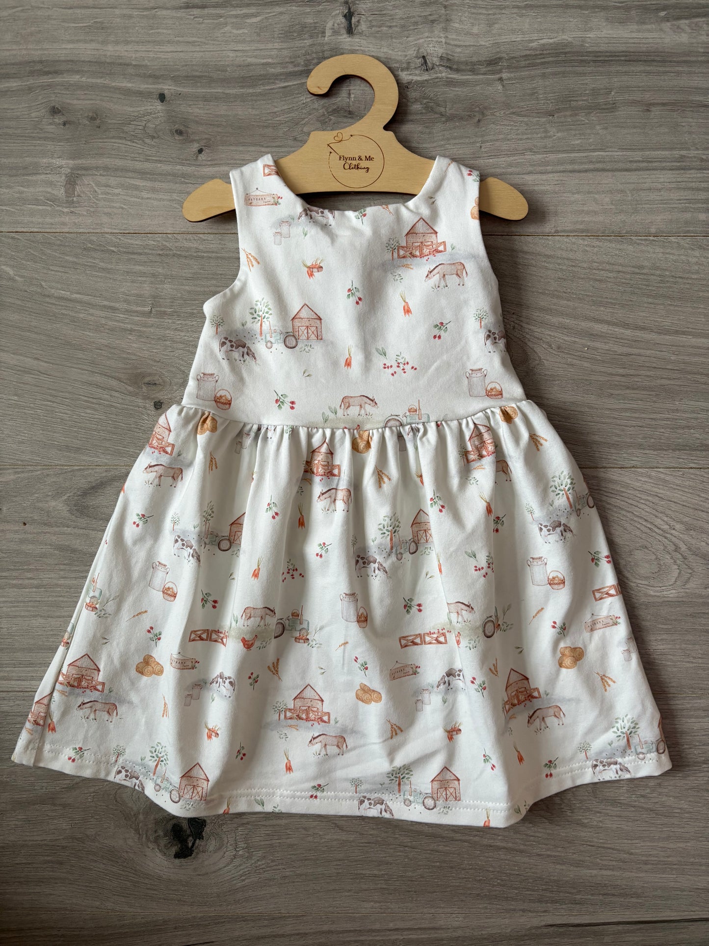 Flynn’s Farm Bow Tie Dress - ready to post