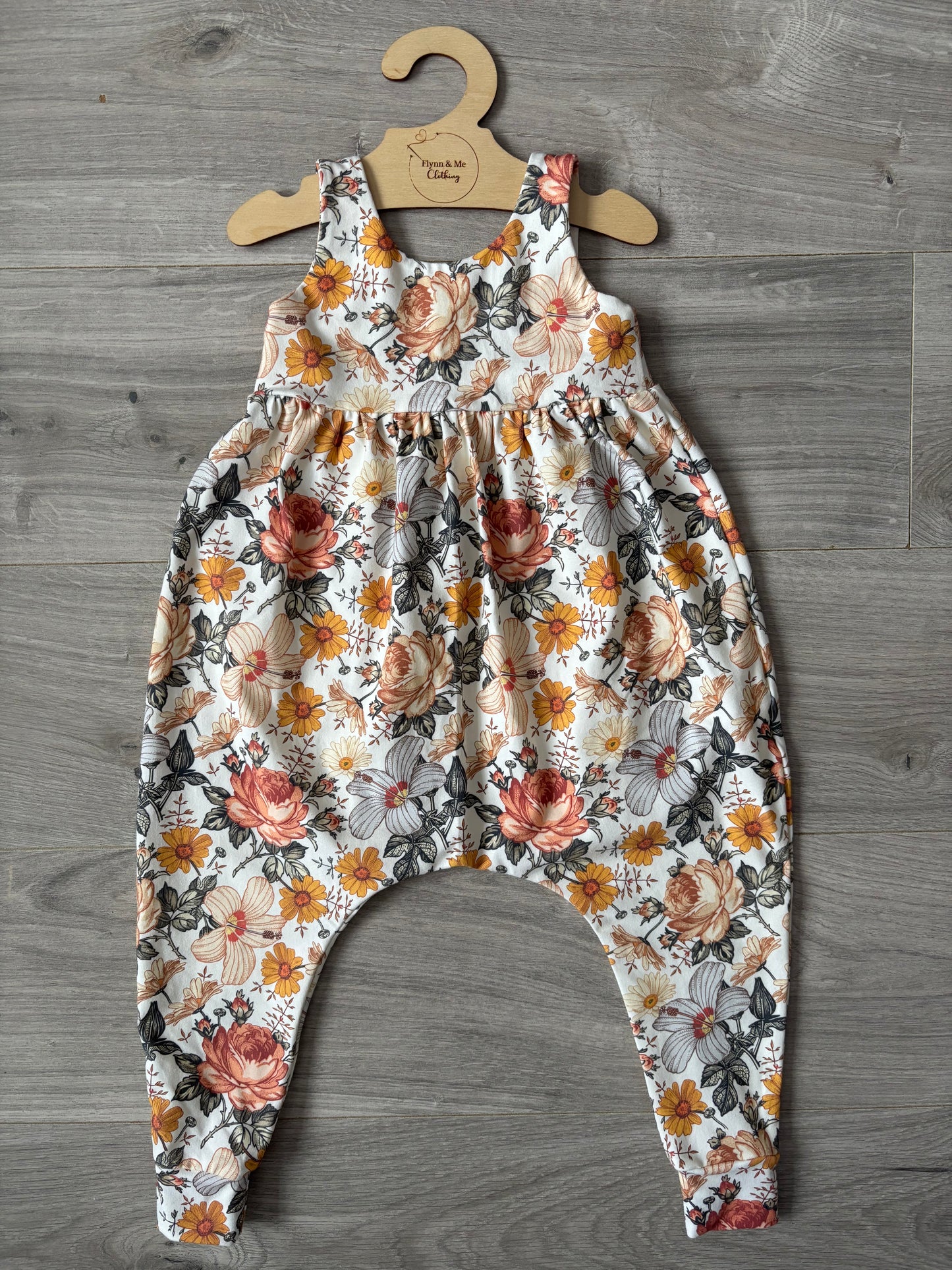 Vintage Bloom Napa Romper - ready to post