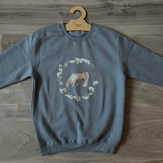 Pony Wreath Sweater