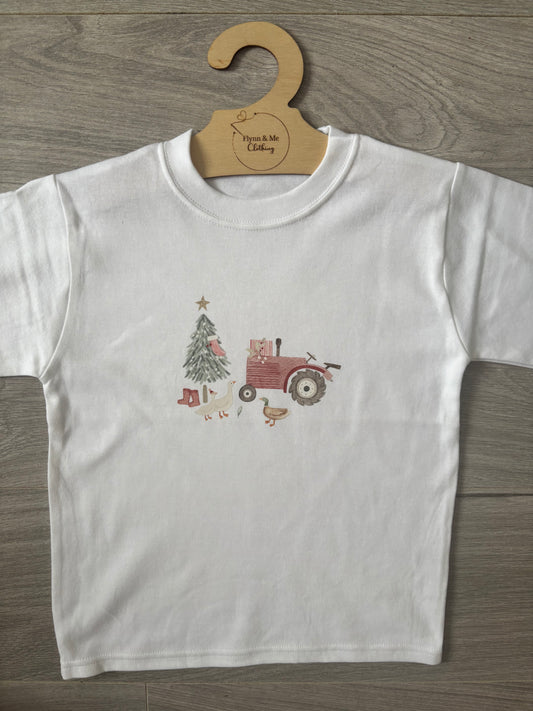 Christmas Tractor Run Top