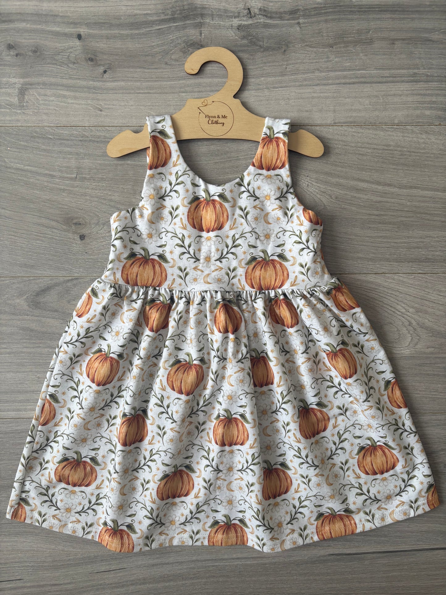 Pumpkin Bloom Napa Dress
