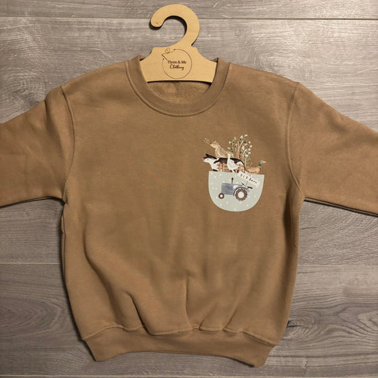 Spring at the Old Barn Sweater