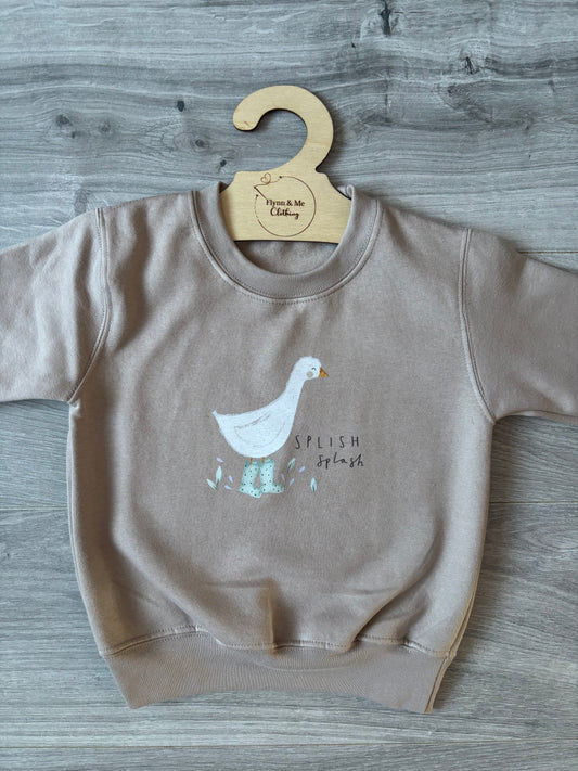 Splish Splash Goose Sweater