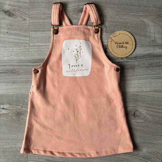 You're A Wildflower Countryside Dungaree Dress
