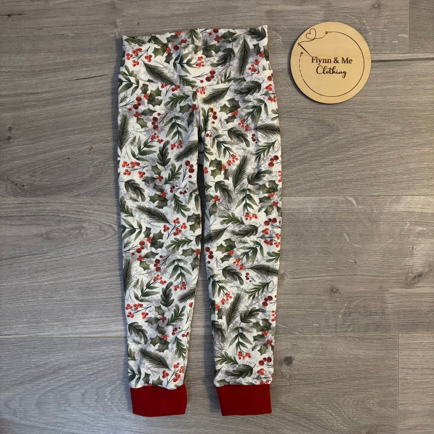 Jolly Holly Christmas Leggings
