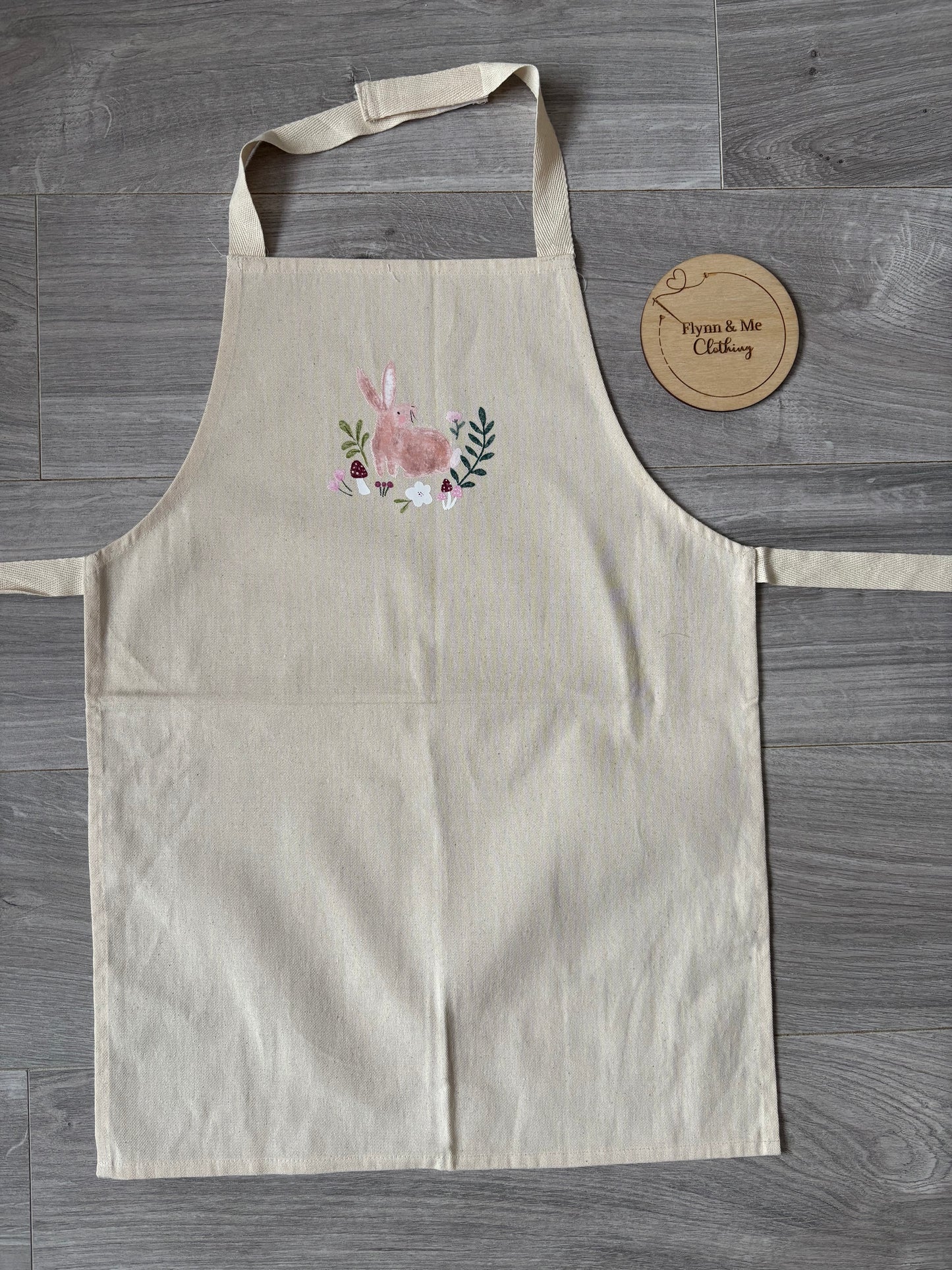 Bunny Wreath Apron
