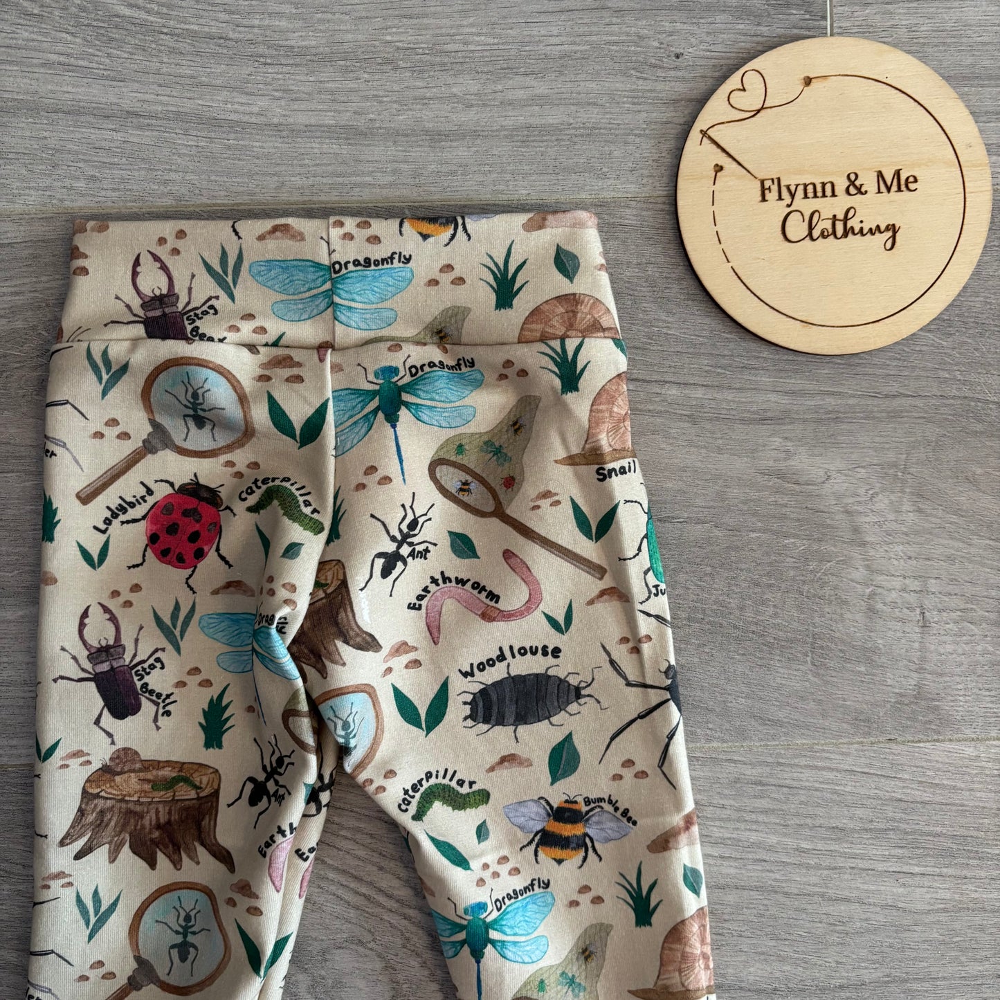 12-18m Going On A Bug Hunt slim fit leggings