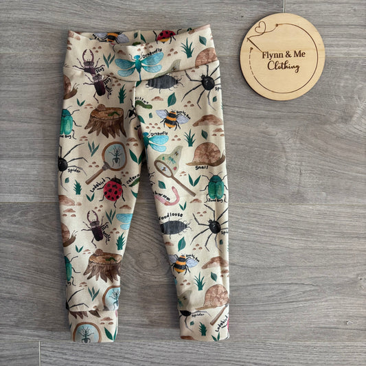 12-18m Going On A Bug Hunt slim fit leggings