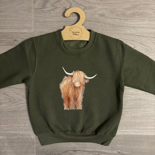 Highland Cow Sweater