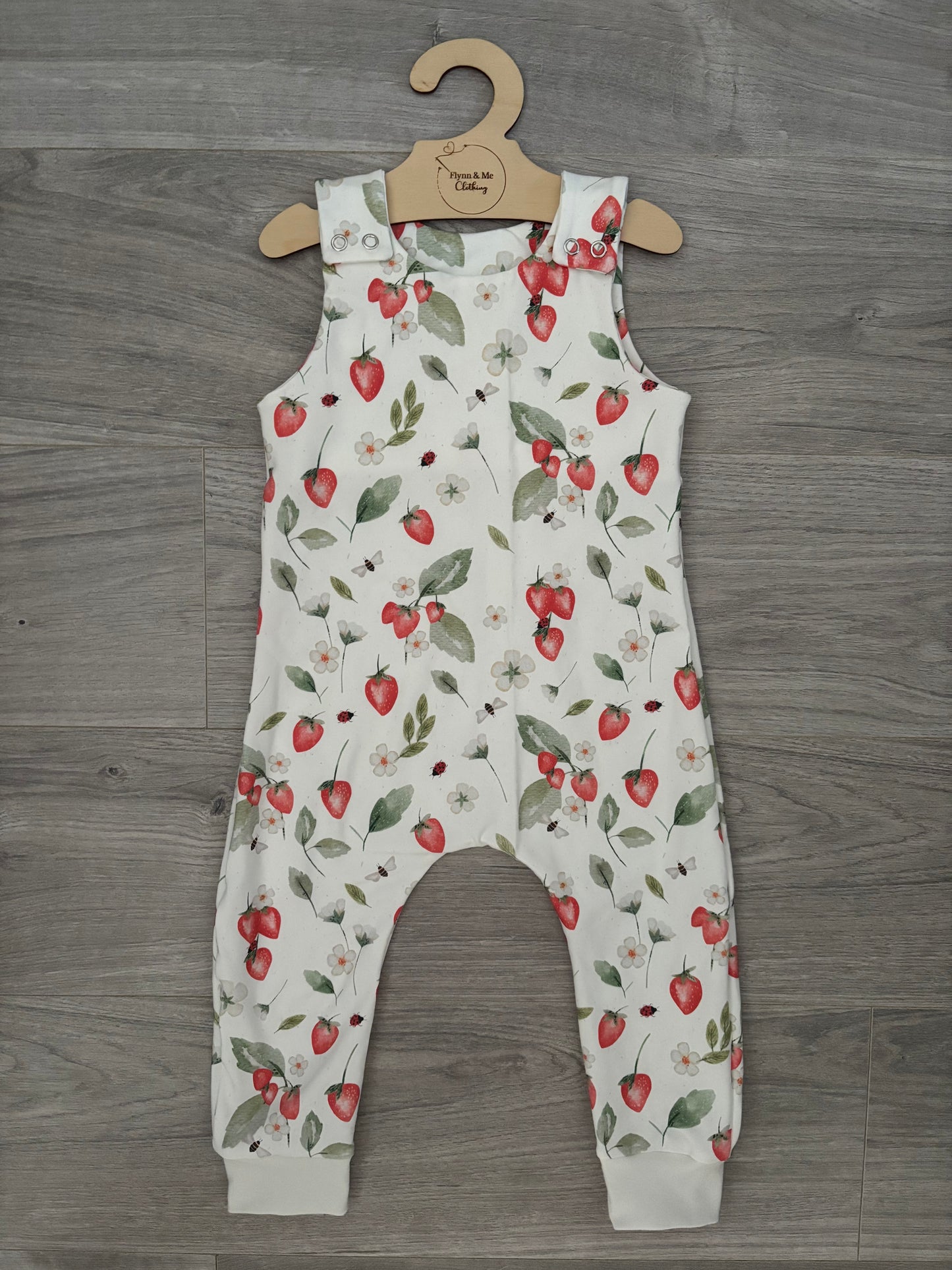 Strawberry Meadow Romper