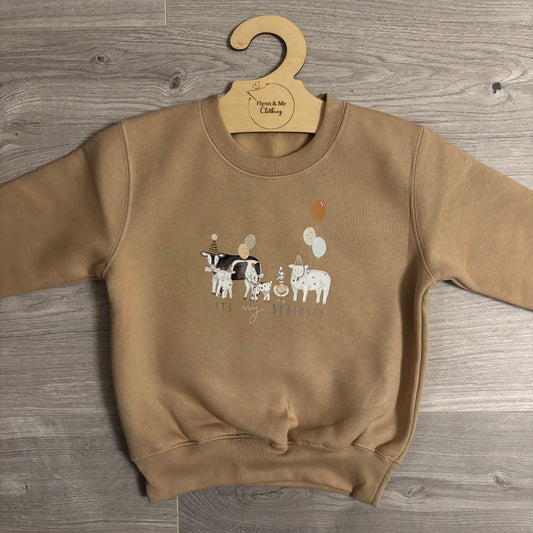 Birthday on the Farm Sweater
