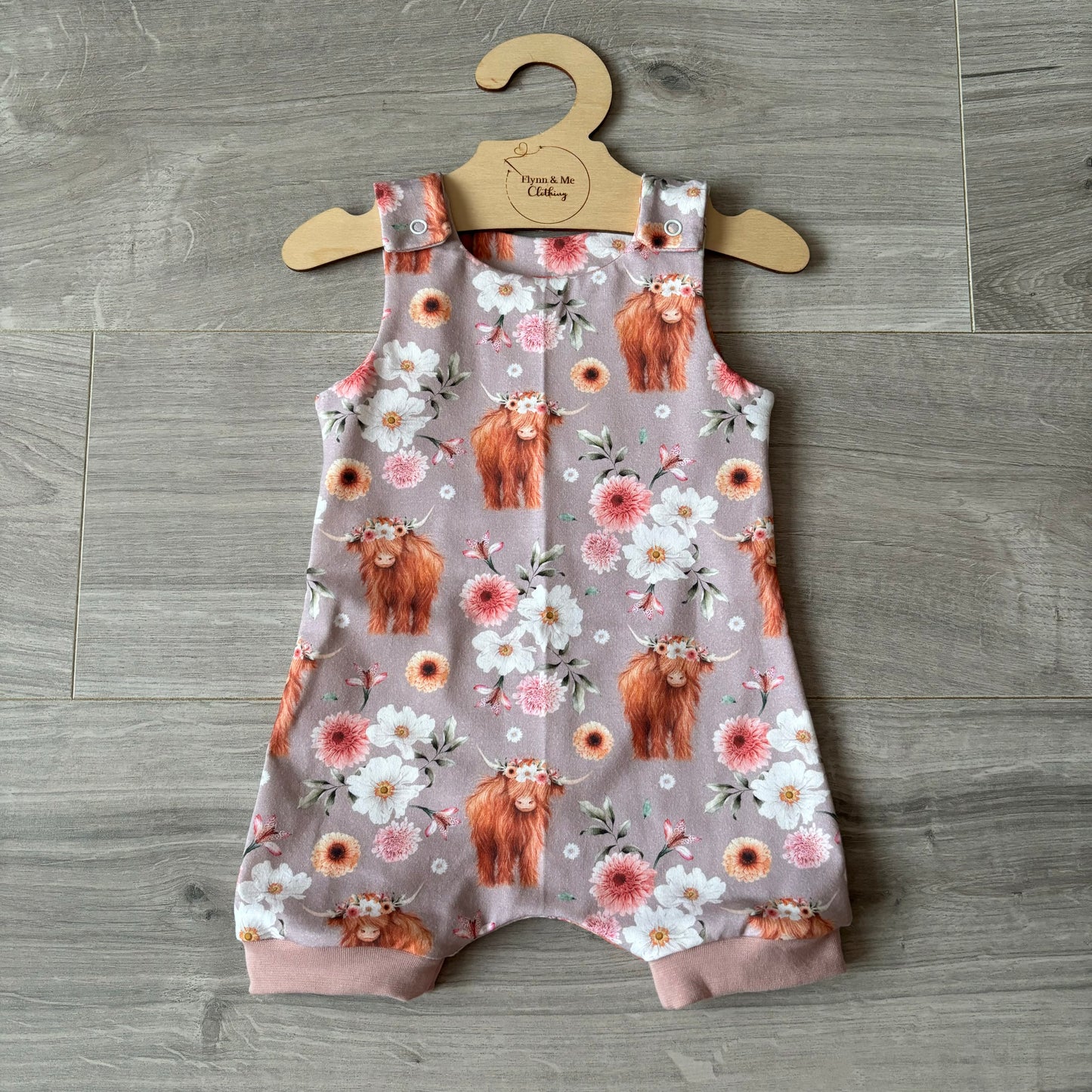 I Herd You Like Flowers shortie romper