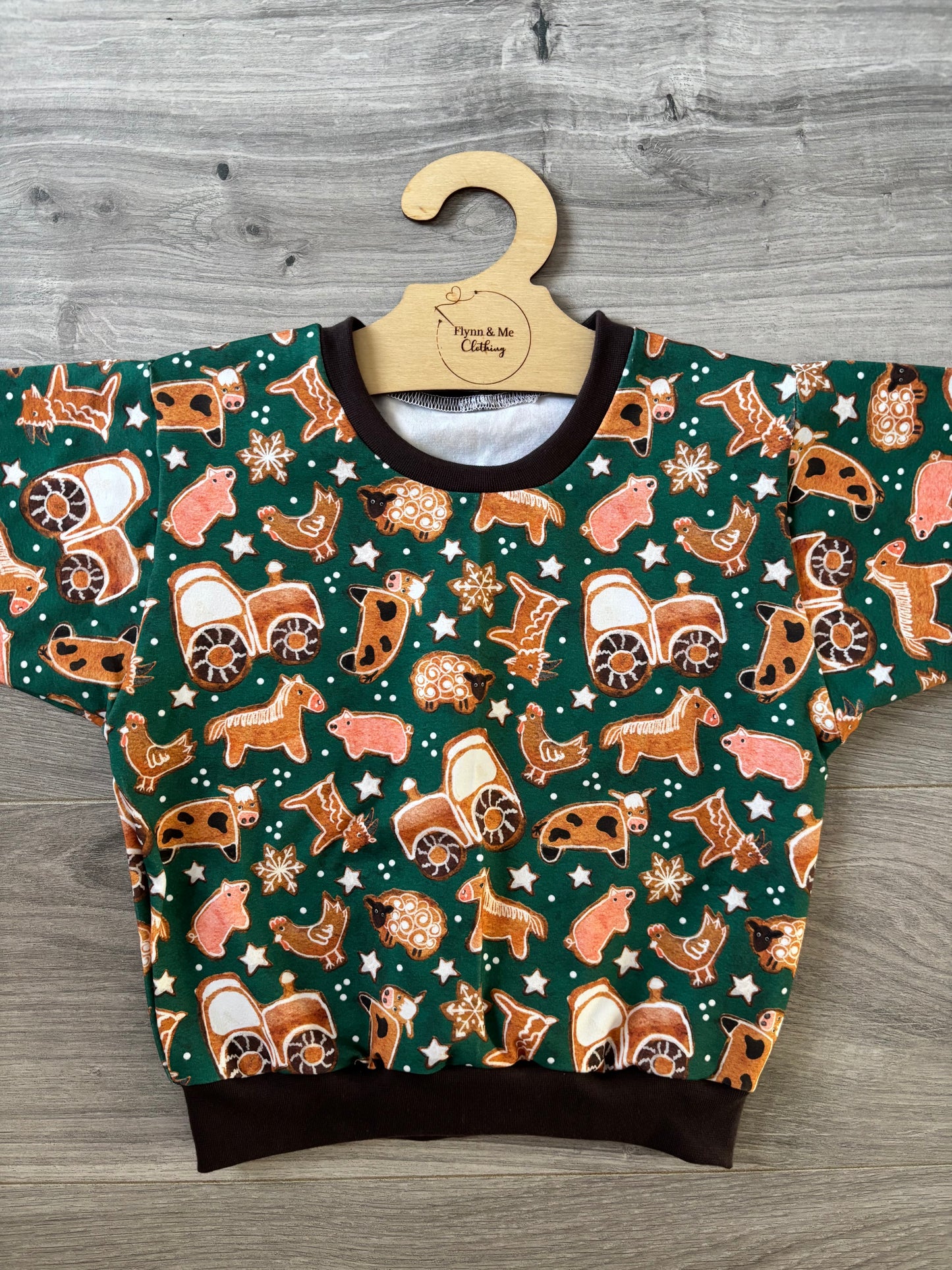 Gingerbread Farm Lounge Jumper