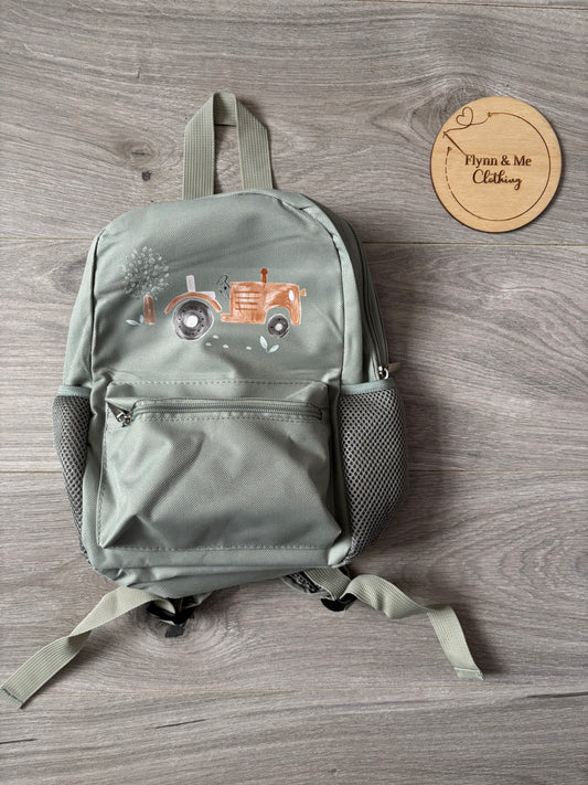 Trusty Tractor mini backpack