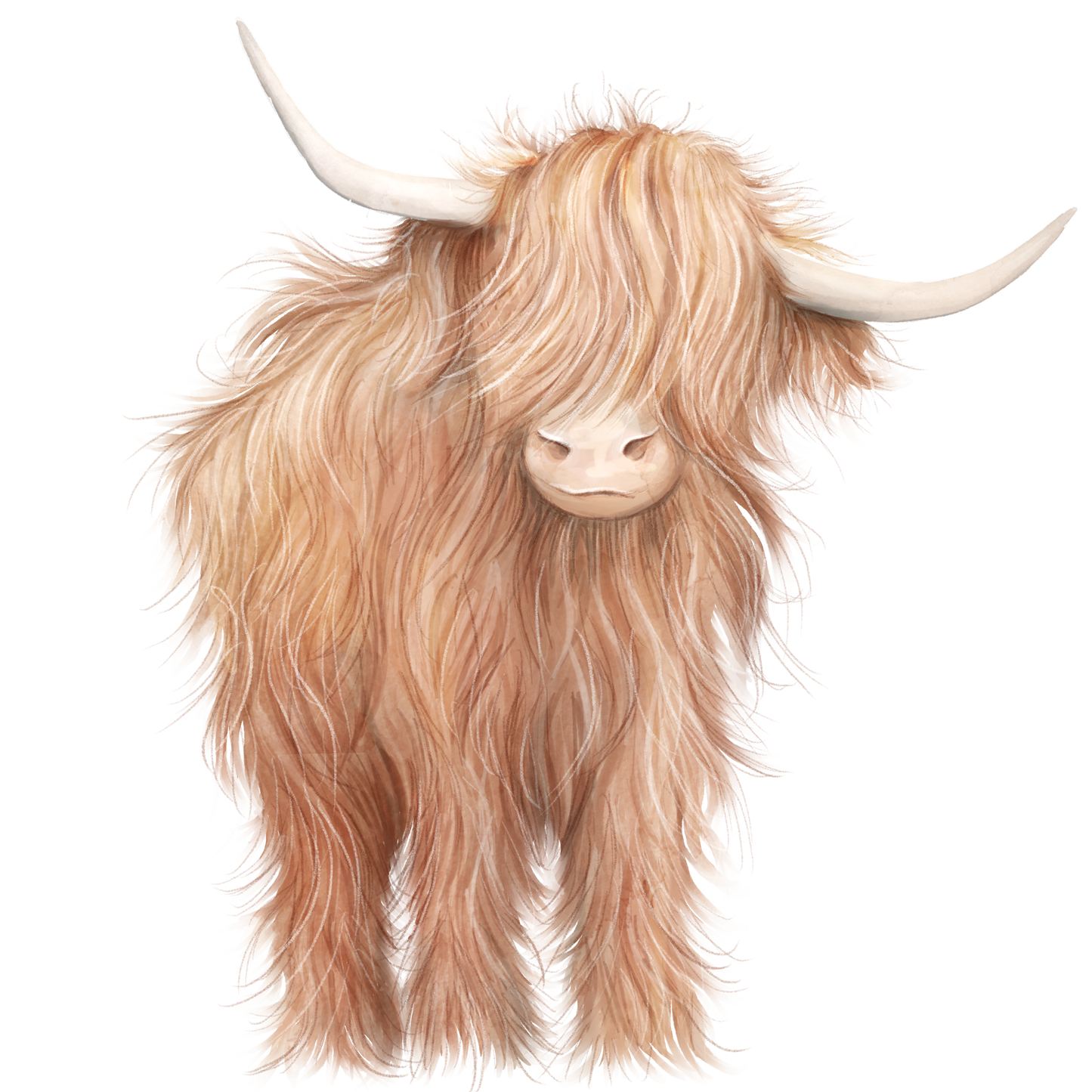 Highland Cow Countryside Dungaree Dress