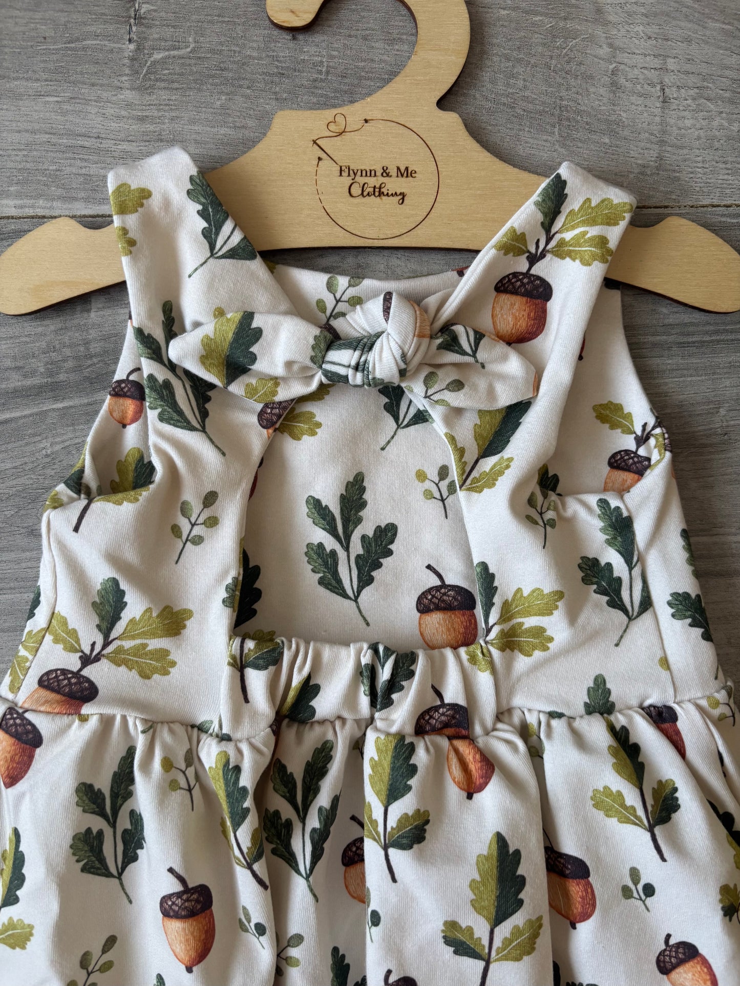 Tiny Treasures Bow Back Napa Romper