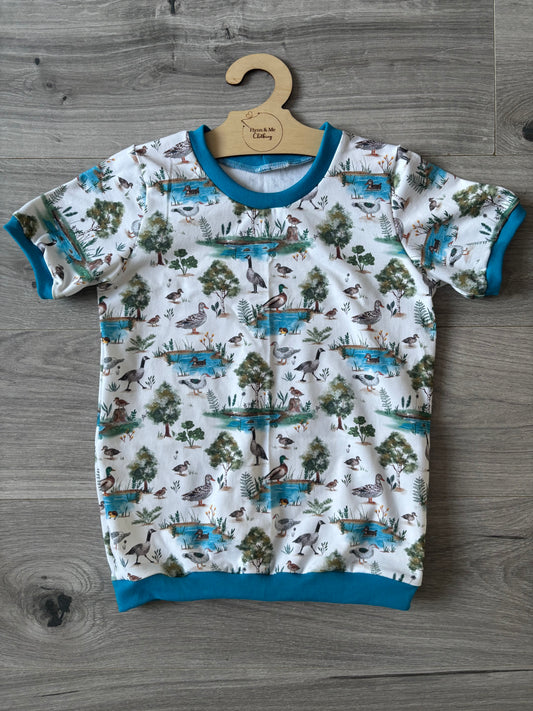 Little Water Waddles Cuffed Top