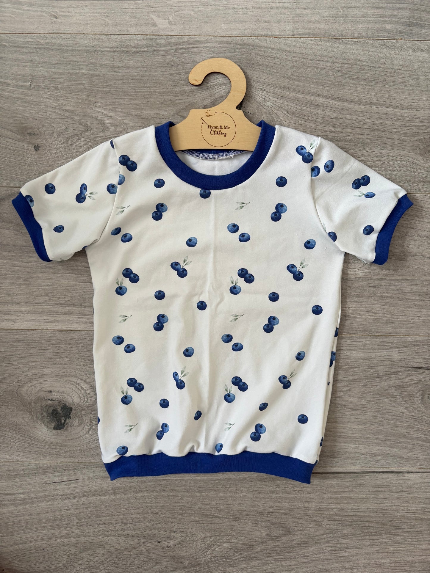 Blueberry Kisses Short Sleeve Top