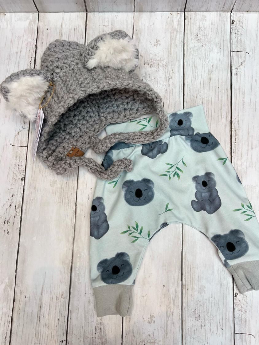 New Arrival - Koala Harem Leggings & Koala Bonnet