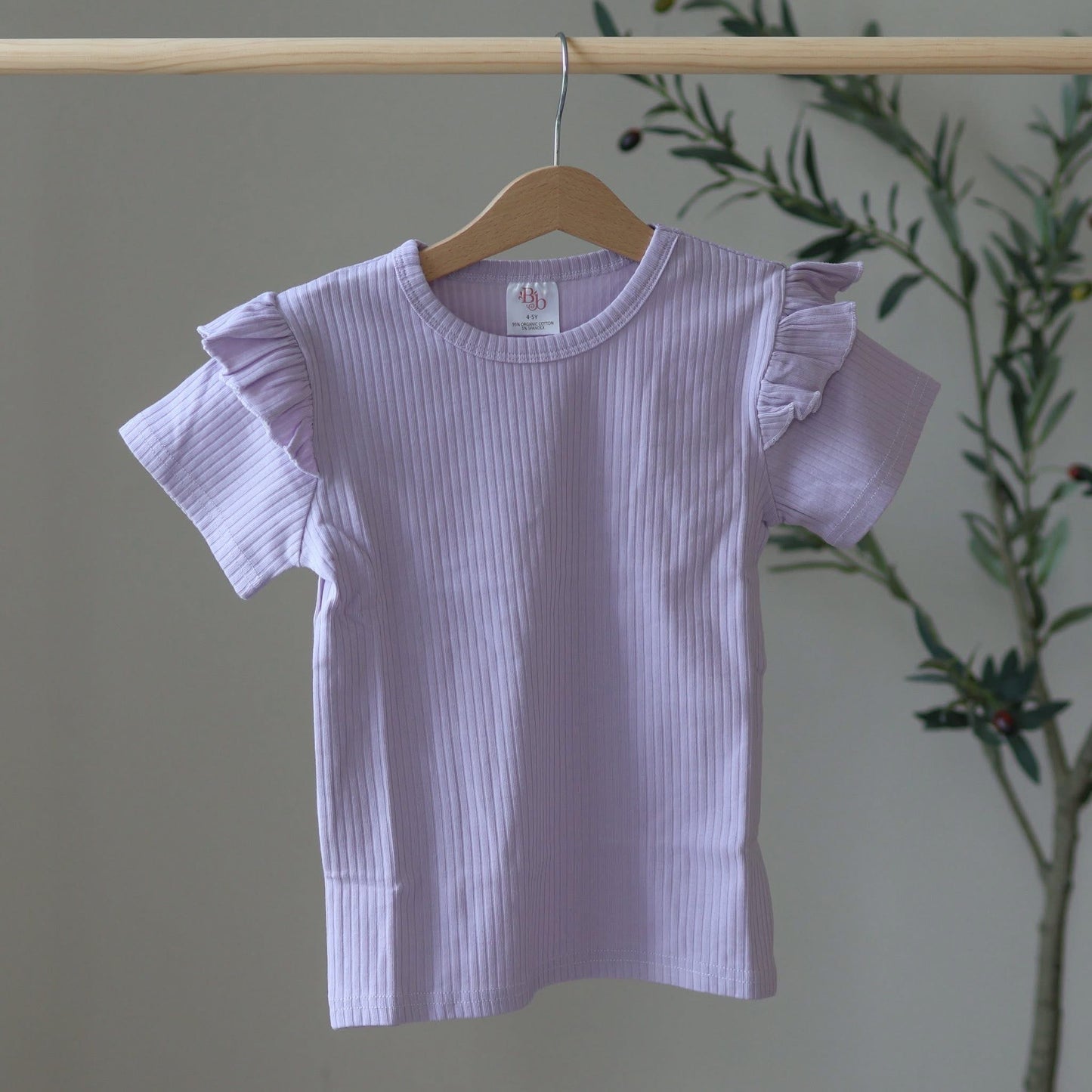 Lilac Organic Frill Top