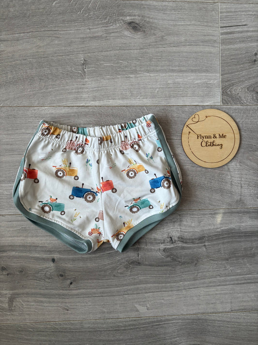 Working At The Quack Of Dawn Retro Shorts - ready to post