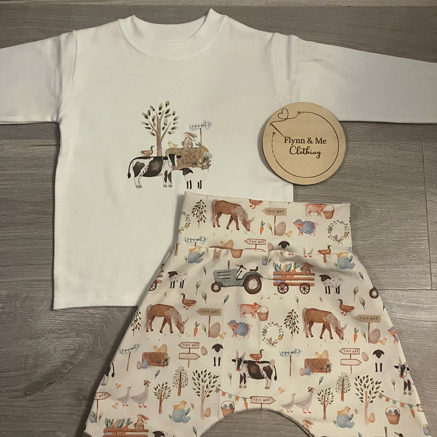 Easter on the Farm Leggings