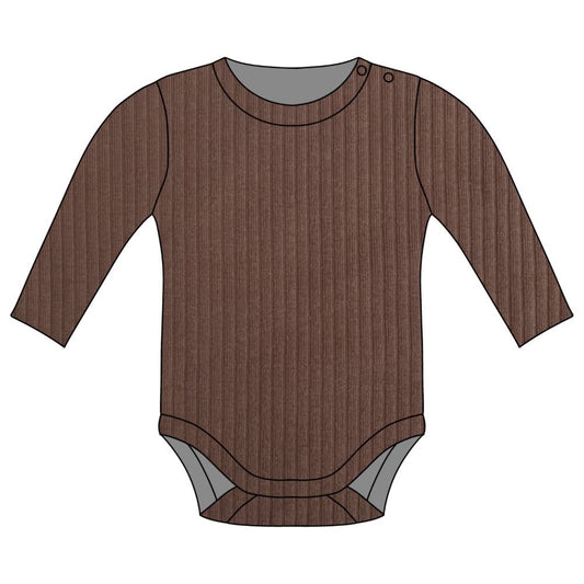 Brown Organic Bodysuit
