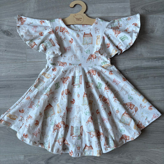 Farmhouse Tales Flounce Dress