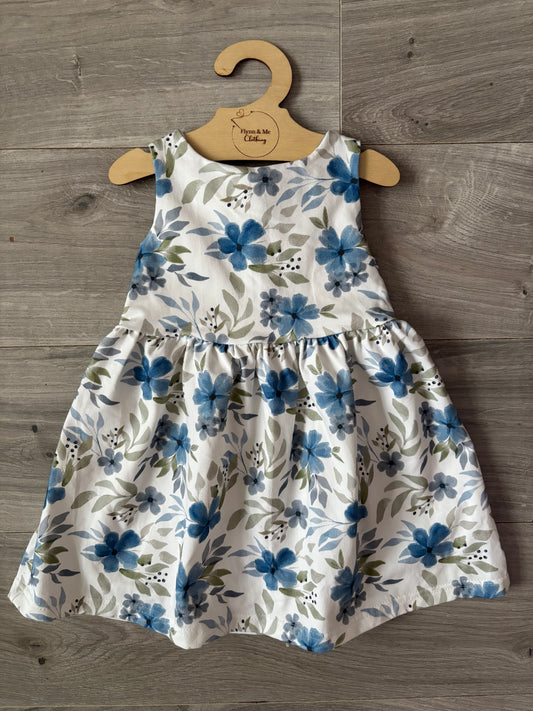 Meadow Mist Bow Tie Dress - ready to post