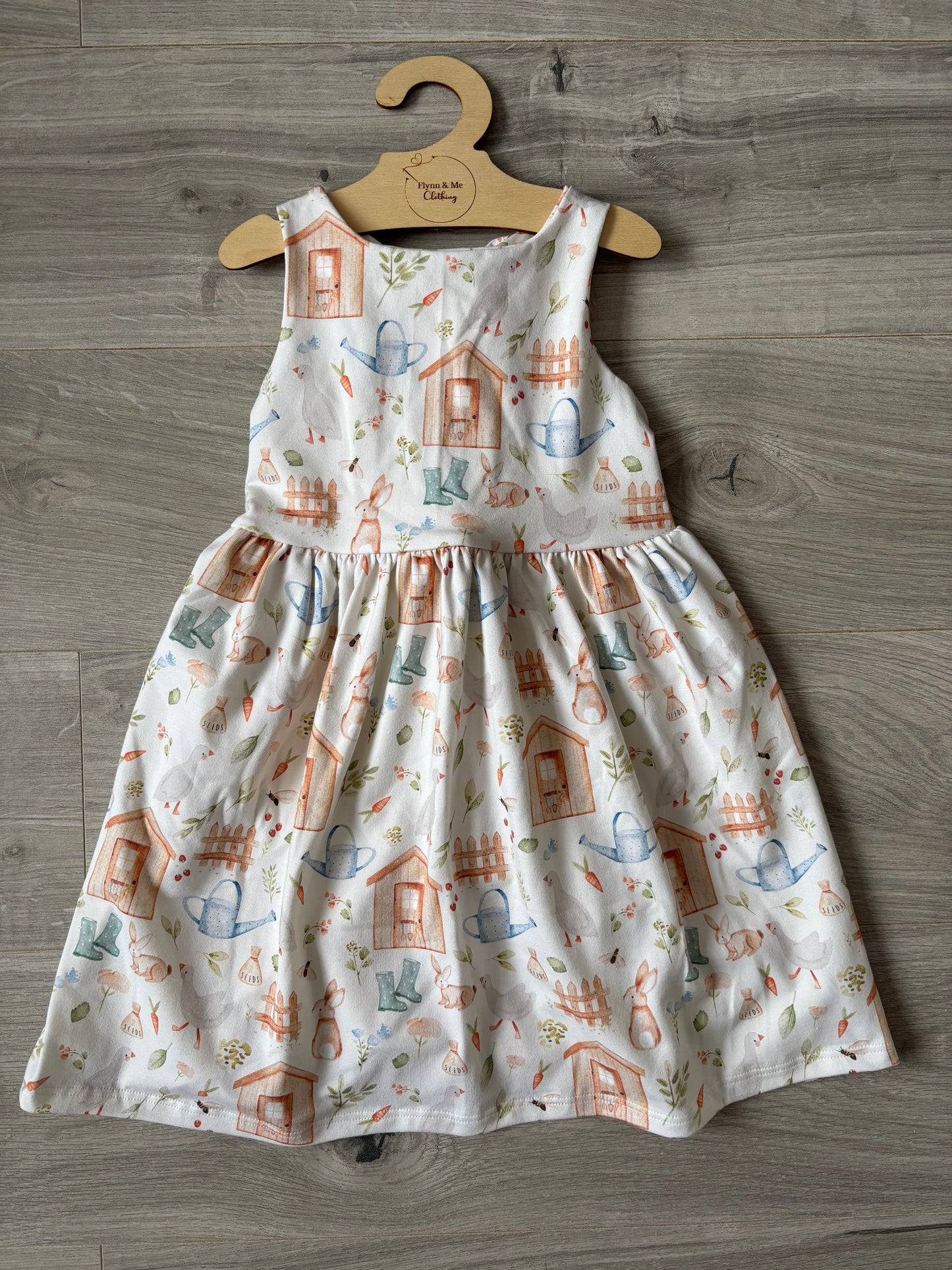 Little Garden Gang Bow Tie Dress