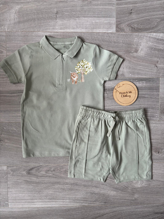 Countryside Cow Polo Set