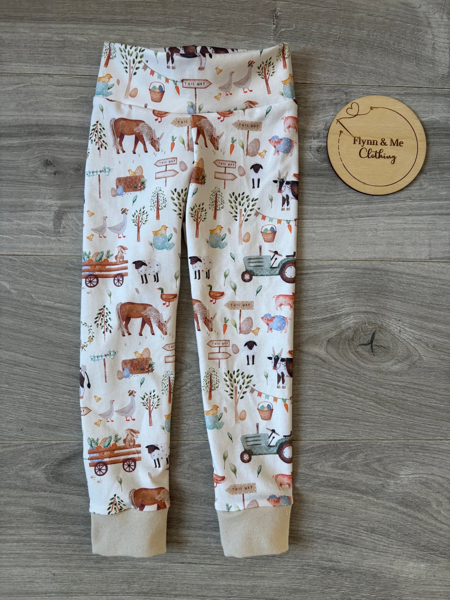 Easter on the Farm Leggings