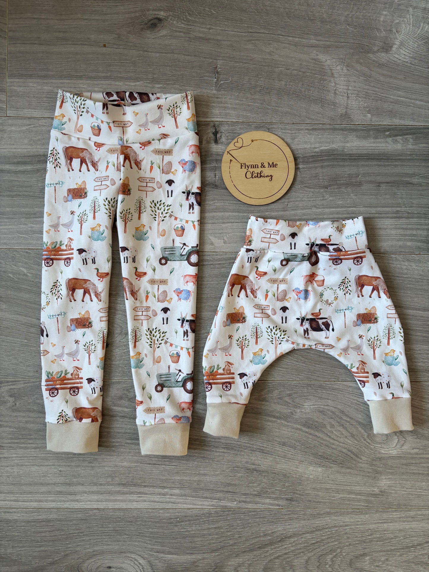 Easter on the Farm Leggings