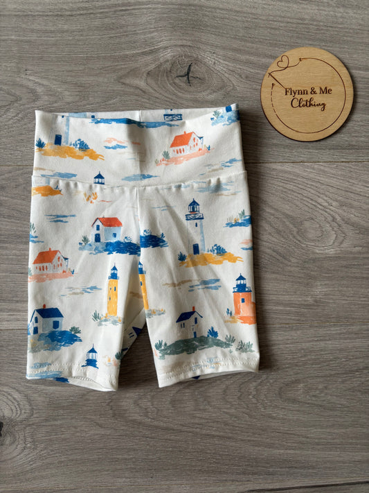 Coastal Beacon cycling shorts - ready to post