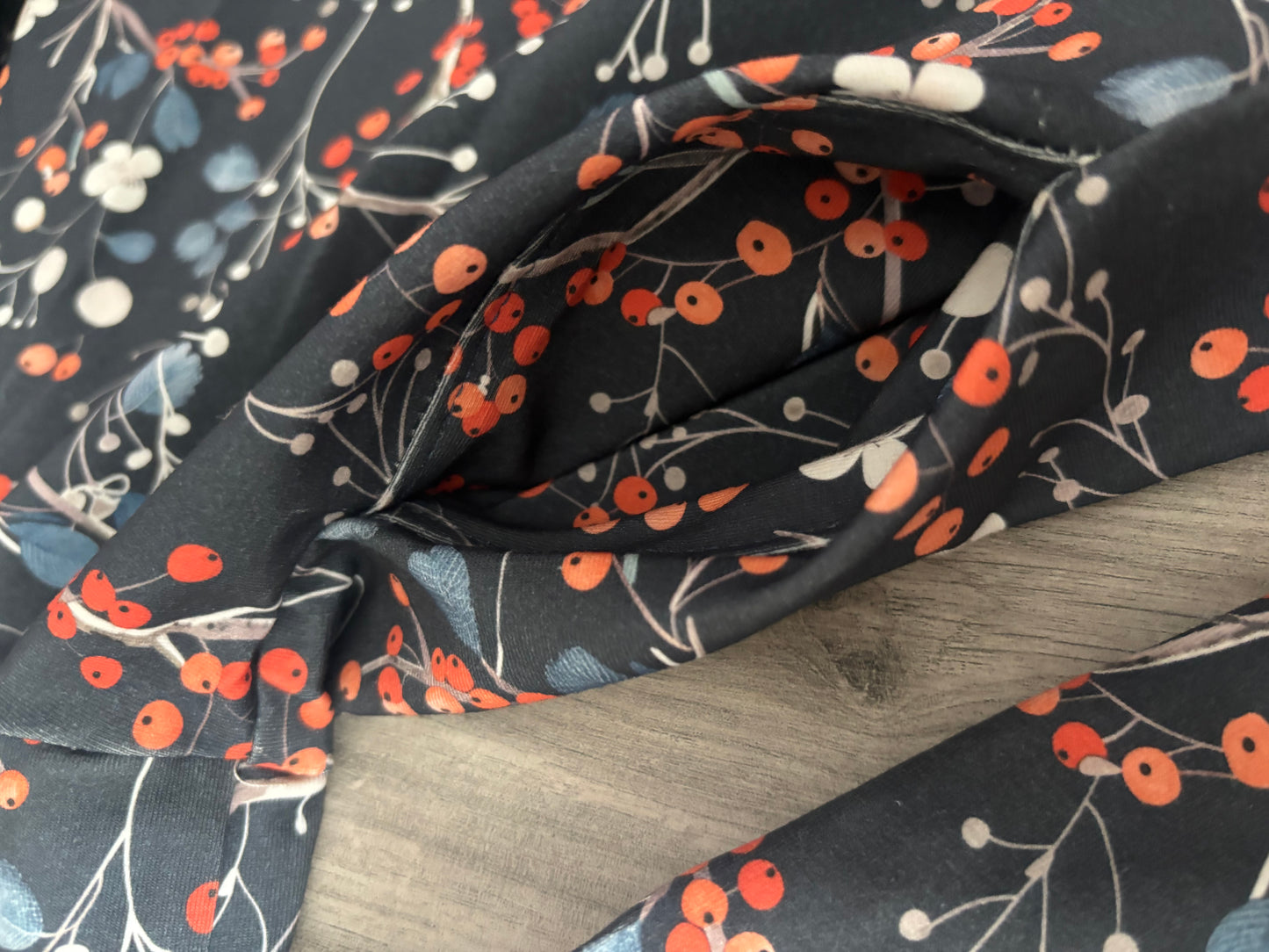 Midnight Forage Long-Sleeve Dress (with Pockets)