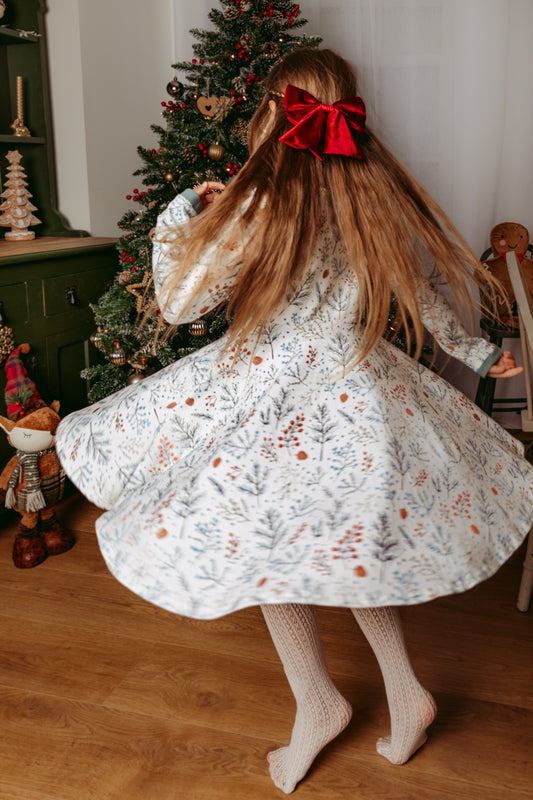 Winter Forage Long-Sleeve Dress (with Pockets)