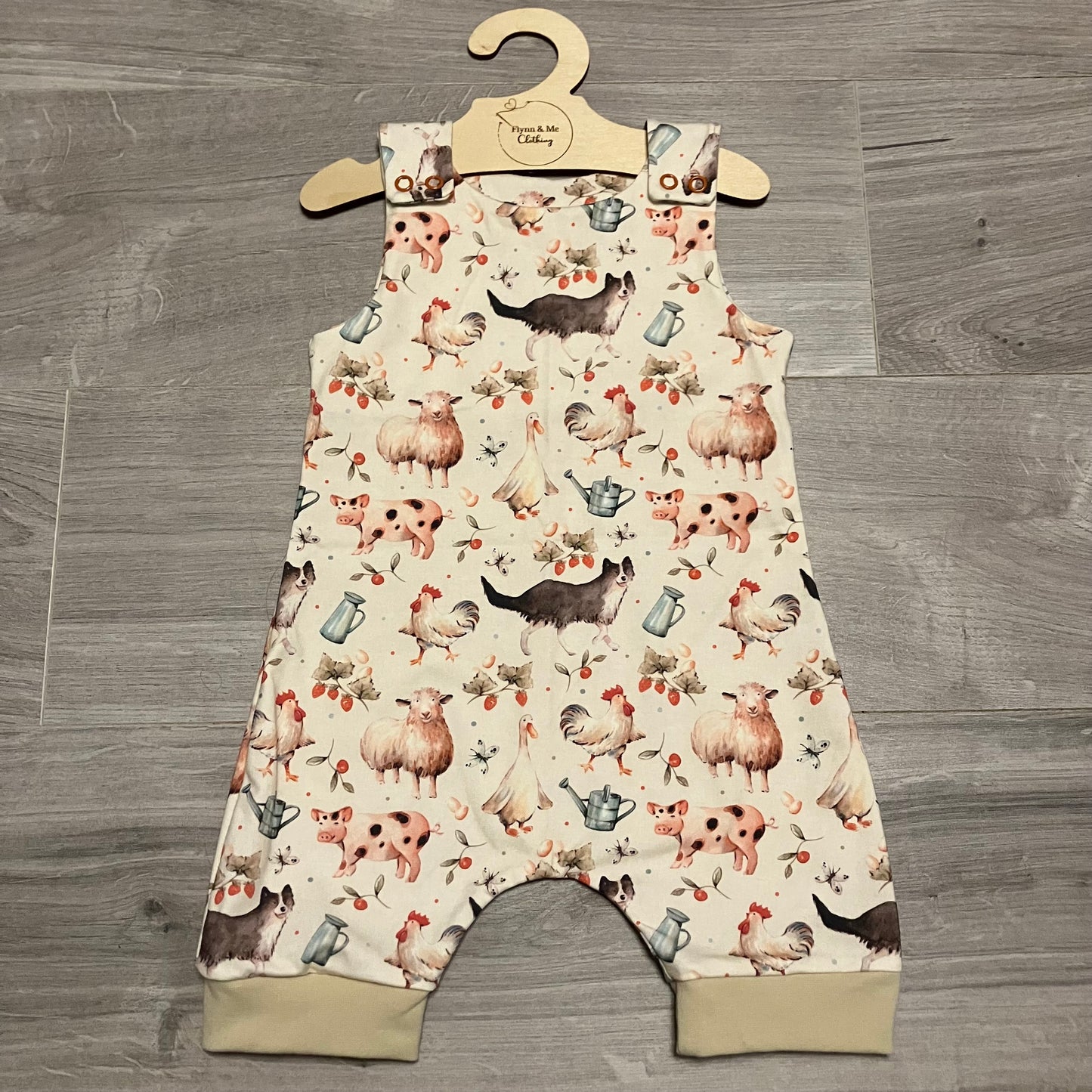 Baa-Baa Berries Shortie Romper