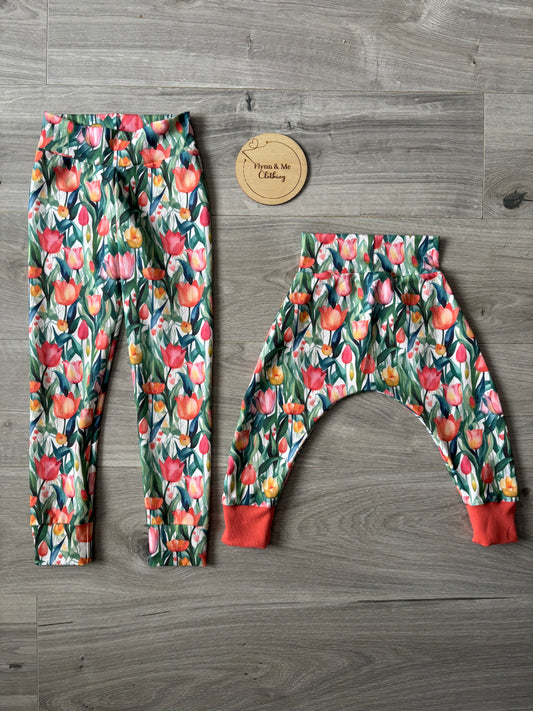 Springtime Tulips Leggings
