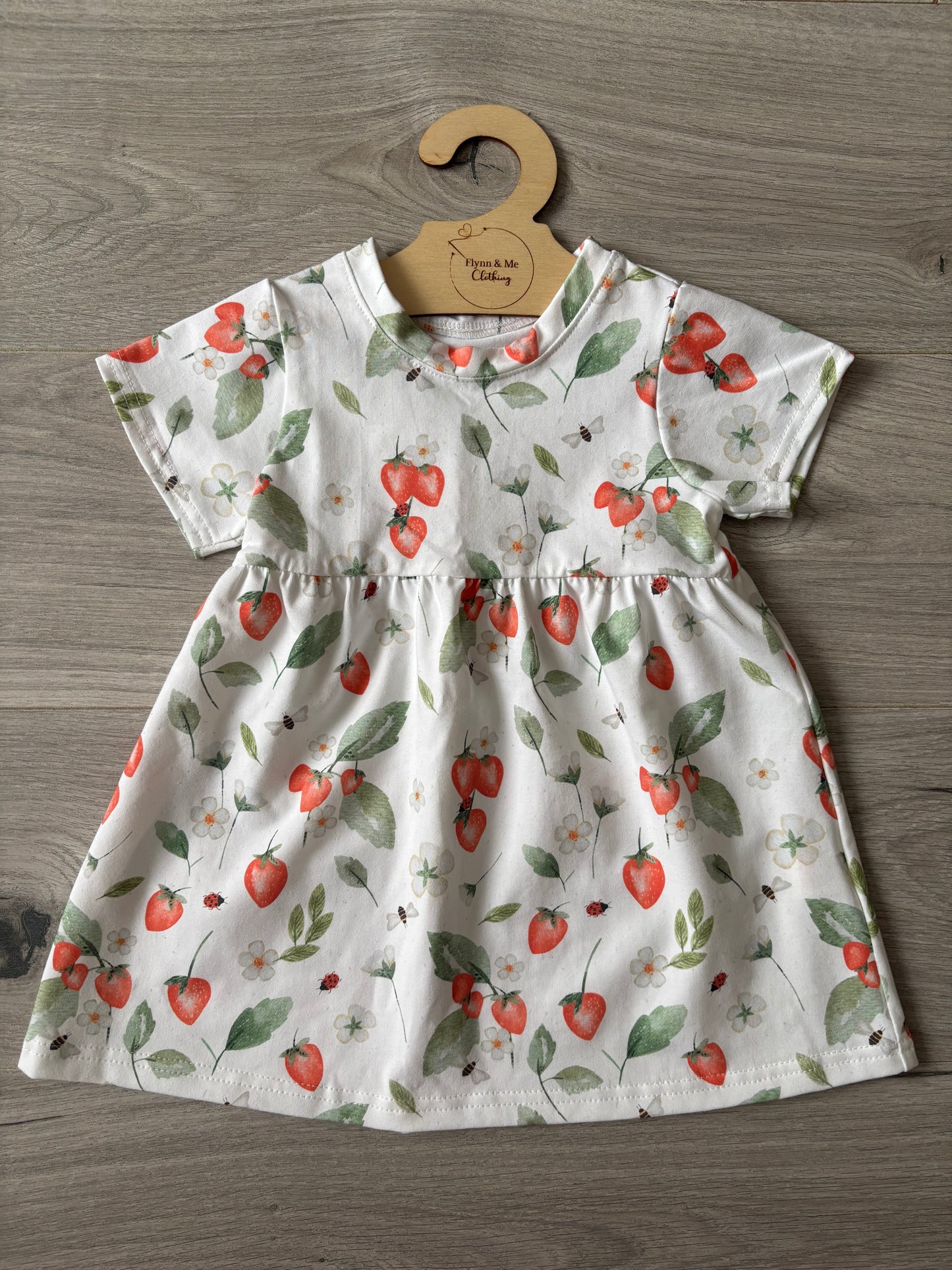 Strawberry Meadow T-Shirt Dress