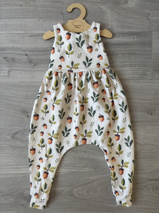 Tiny Treasures Bow Back Napa Romper