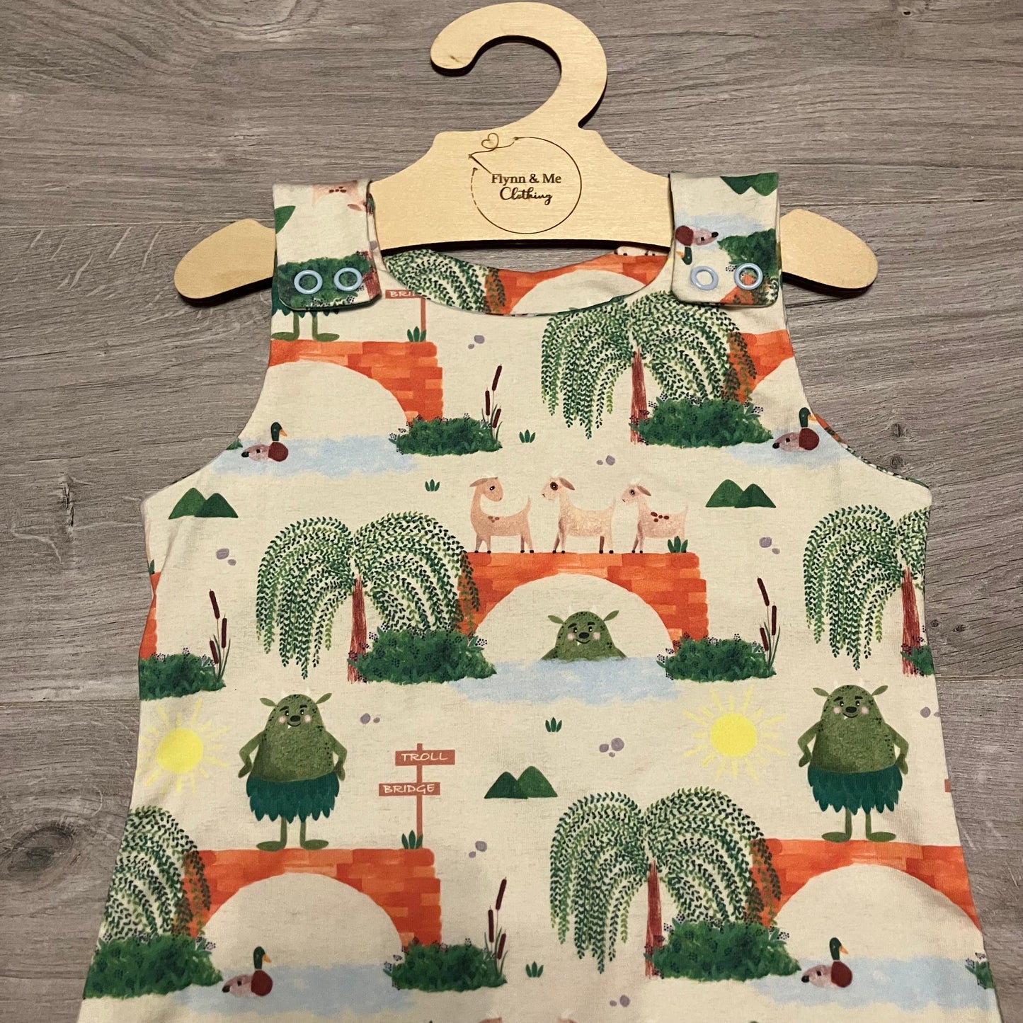 Trip Trap Troll Romper