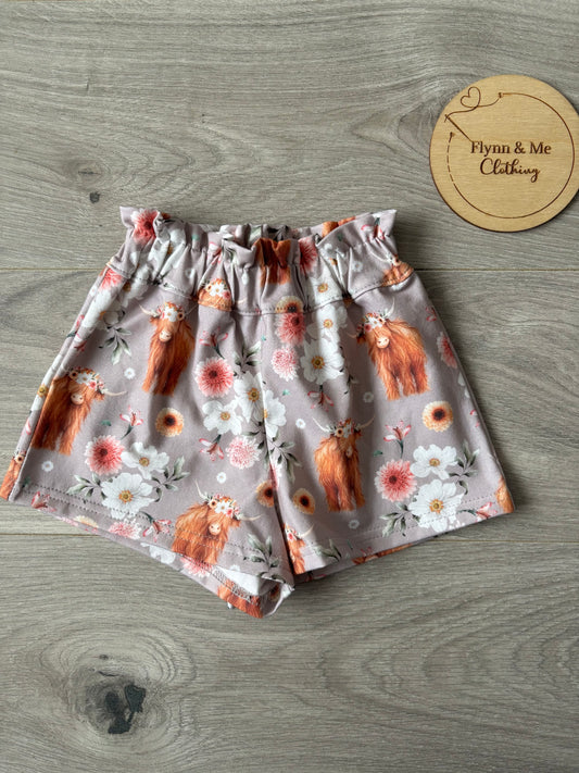 I Herd You Like Flowers Paperbag shorts - ready to post