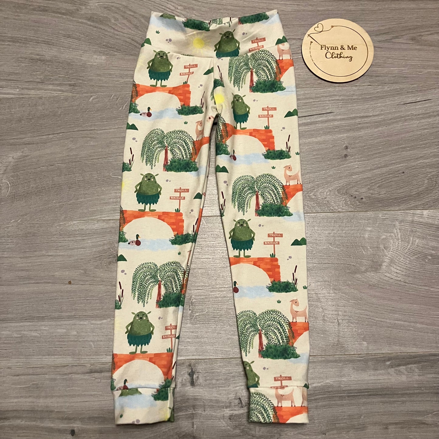 Trip Trap Troll Leggings