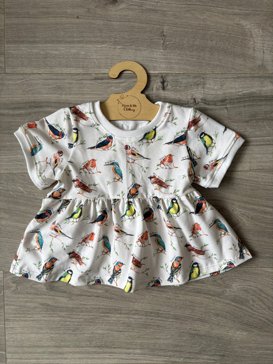 British Birds peplum top - ready to post